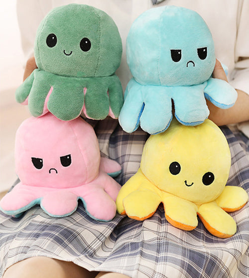 Reversible Flip Octopus Stuffed Plush Toy | Harrison's General