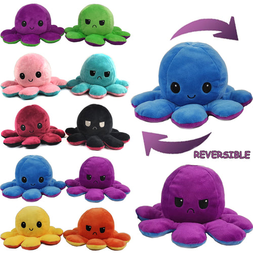 Reversible Flip Octopus Stuffed Plush Toy | Harrison's General