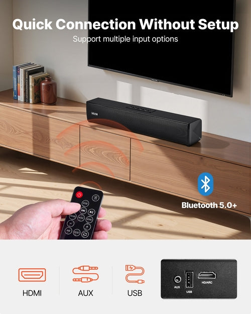 Sound Bar for Smart TV & 2.0 Channel Compact Soundbar | Harrison’s General