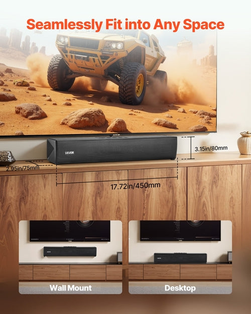 Sound Bar for Smart TV & 2.0 Channel Compact Soundbar | Harrison’s General