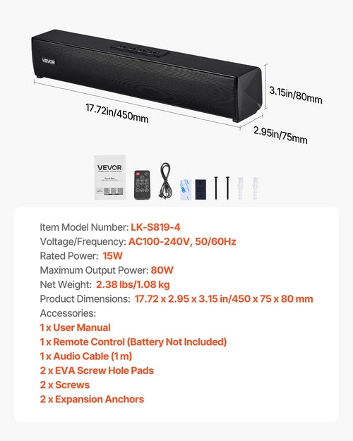 Sound Bar for Smart TV & 2.0 Channel Compact Soundbar | Harrison’s General